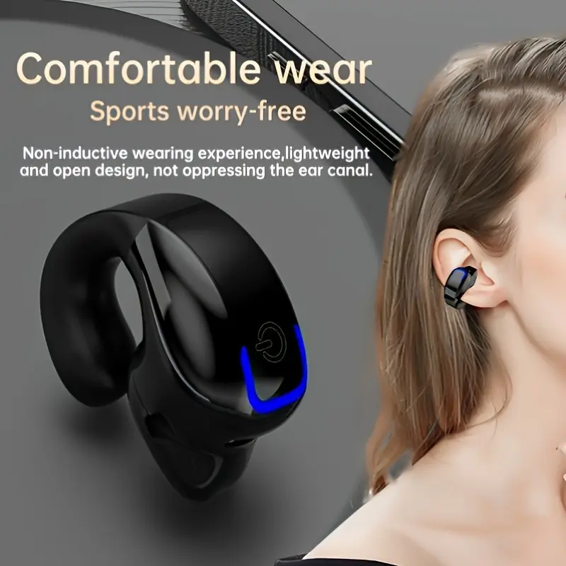 Ultra-Compact Wireless Earbuds with Long Battery Life, Smartphone Control & Voice Noise Reduction - Ideal for Sports, Compatible with All Smartphones, Mini Size, Voice Noise Reduction