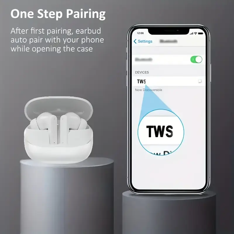 High-Quality In-Ear Wireless Sports Earbuds with Long Battery Life, Wired Earbuds For Iphone, Running Headphones, Workout Headphones, Secure Fit, Ergonomic Fit, Durable Plastic, Highquality Sound, Touch Control, Usbc Charging, Iphone Users, Athletes