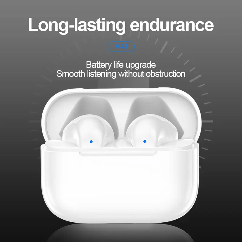 2025 New Style True Wireless Semi In-Ear Sports Music Headset, Earbuds with TWS HiFi Bass Stereo Calling Android, Cellphone Gaming Earpieces, Couple Headphones