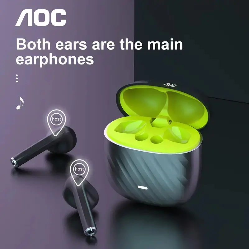 ASUS Wireless Earbuds with Noise Cancellation, Active Noise Isolation, Wake-Up Voice Assistant, Transparent Mode, Long-Lasting Battery, and Touch Control- Compatible with Phones, Gaming, Calling, Cycling, and More, Gaming Headphones, Modern Head