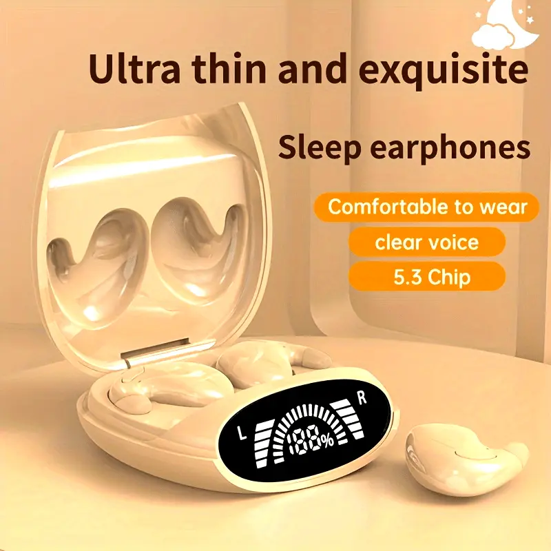 Mini Bluetooth Earbuds with New Black Technology, Sports Call Receiving and Fitness Sleep Tracking, Earbud, Workout Earbuds, Sports Headphones, Lightweight Earbuds, Compact Design, Plastic Build, Tech, Sports Earphones, Travelers, Gym Enthusiasts