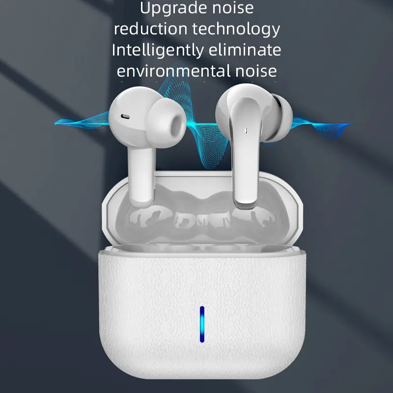 LAN XUN True Wireless Mini In-Ear Headphones - HIFI Bass, 3D Stereo Sound, HD Calling, Touch Control, Rechargeable Lithium Battery, Semi-Open Back Earcups for Android & for iPhone, Gaming Headphones | Wireless Earphones, Wireless Headphones, Sleek Design, Durable Plastic, Noise Isolation, Compact Design, Highquality Audio, Music Lovers, Wireless Earphones, Earbud, Headphone