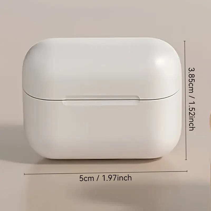 True Wireless Earbuds Featuring Volume Adjustment, Semi-Open Design, Capacitive Microphone, Premium Audio Quality, ENC Noise Reduction, Extended Battery Duration, Rechargeable Lithium Polymer, Suitable for Both for iphone And Android Devices, Perfect for Gaming And Daily Activities.
