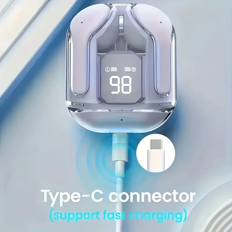 Capsule design, high-quality sound effects, LED digital display, long battery life, suitable for sports, daily use, studying, and travel. Strongly recommended as the best gift choice for holidays/Halloween/Thanksgiving/Christmas!