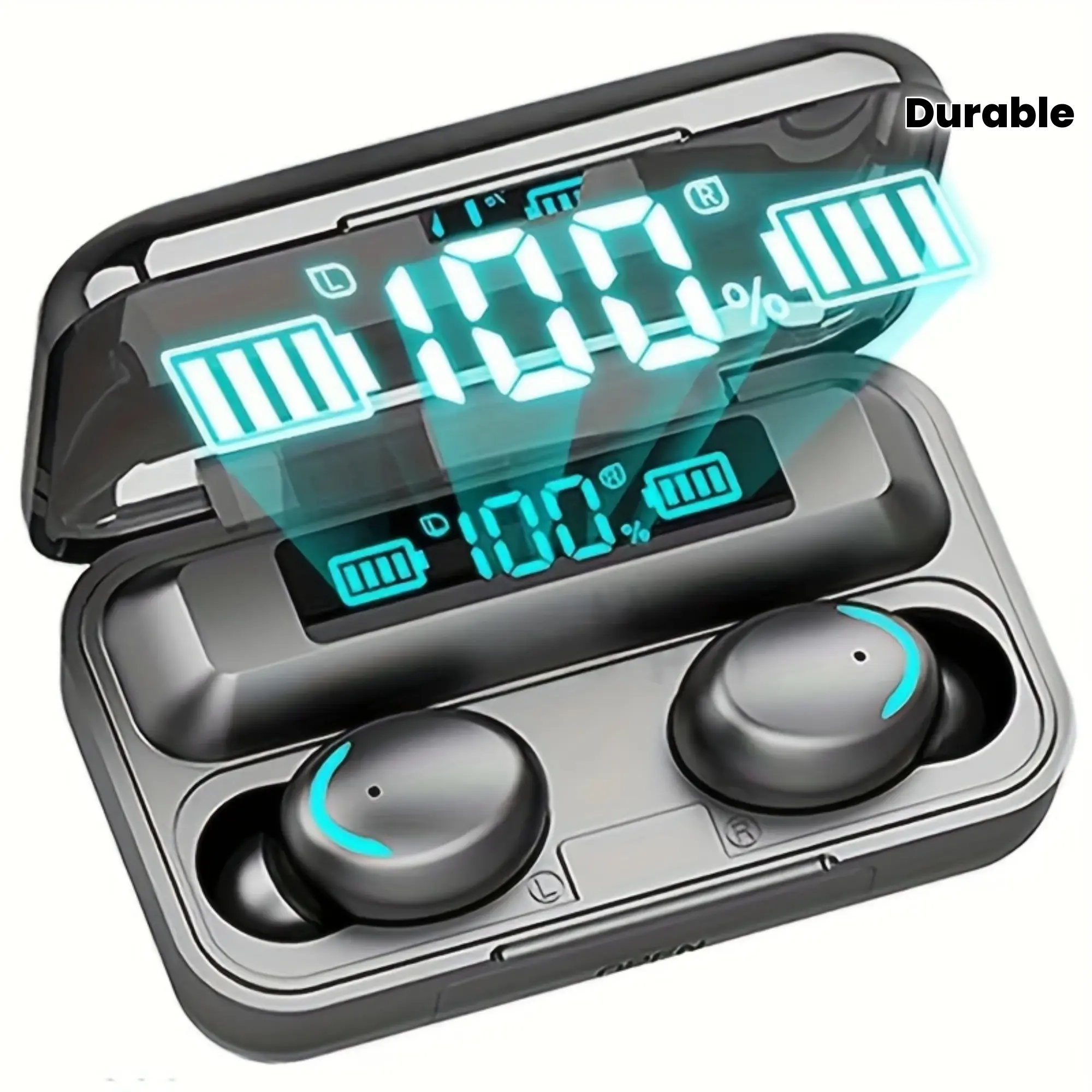 F9 Tws Wireless Earbuds - Hi-Fi Stereo Sound, In-Ear Design, USB-C Charging Case, Ideal for Sports & Gaming, Compatible with for iphone & Android, Perfect Gift for Men & Women, Wireless Earbuds, Gaming Headphones, Sleek Headphone Case, Durable Plastic Case