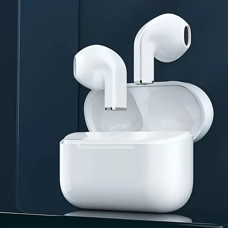 New Style True Wireless 5.3 Earbuds- HIFI Bass, Stereo HD Calling, Compact Design for Android, iPhone, Gaming, Wireless Earbud, Wireless Earbuds Noise Cancelling, Wireless Charging Earbuds, Wireless Headphone, Travel Headphones, Gaming Earbuds, Stylish Earbuds, Sleek Design, Plastic Build, Comfortable Wear, Noisecanceling Earbuds, Commuters, Gamers