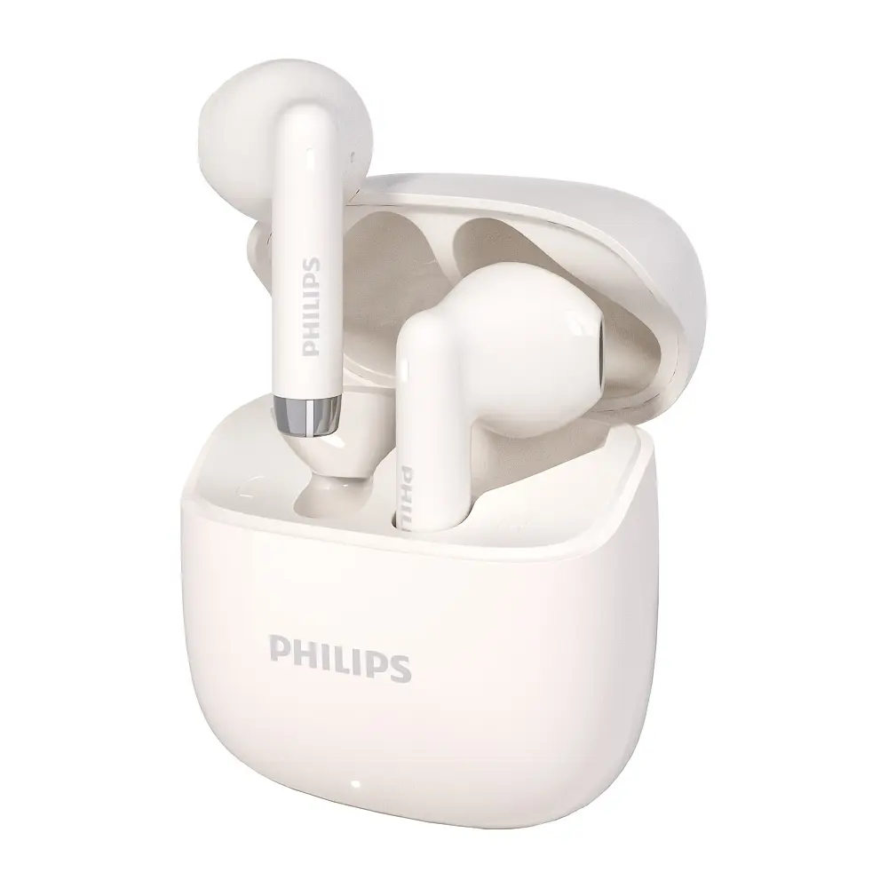 PHILIPS 2025 Wireless Earbuds - New upgrade V6.0, Low Latency, Long Battery Life, Sound Isolation, with Mic for Gaming, Sports, and Music