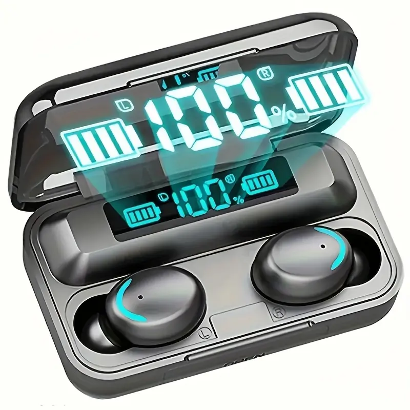 HiFi Stereo Wireless Earbuds F9-5 with Touch Control, Noise-Cancelling Voice Call, HD Mic, Sweat-Resistant, USB Charging, 800mAh Lithium Battery, Anime-Themed Gaming Case for Adults, In-Ear Headphones, Charging Case, Wireless Earbuds Wireless, Gaming Headphones, Anime Themed Design, Durable Plastic Body, Highquality Audio, Workout Earbuds, Stylish Headphones, Premium Build, Noisecanceling Headphones, Fitness Enthusiasts, Headphone, Earbud, Earpod, Headset