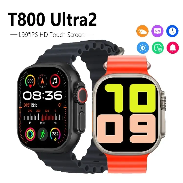 T800 Ultra 2, T900, W9 Ultra Smart Watch โ Big Display, Bluetooth Calling, Fitness Tracker, Cheap Smart Watches