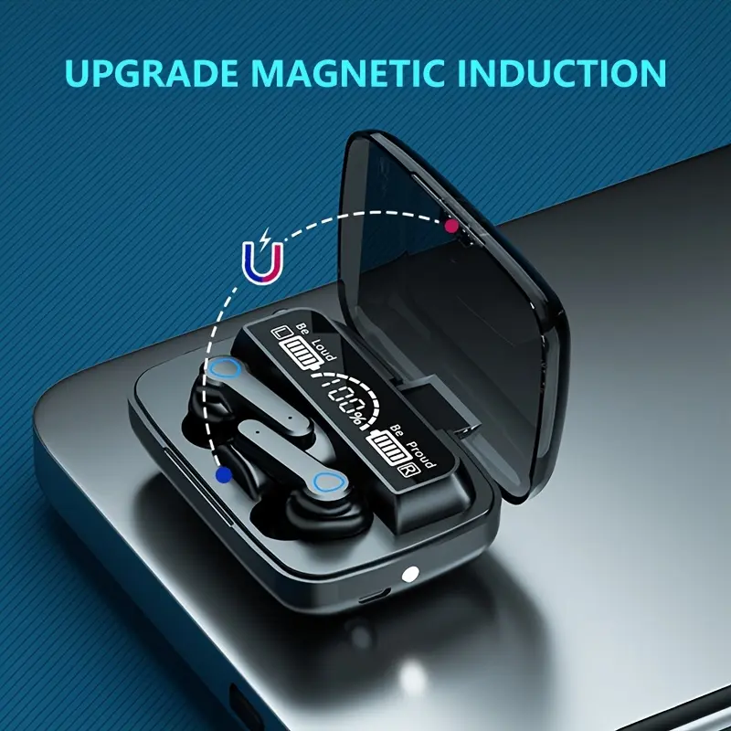 TWS Wireless Earbuds- Deep Bass, HiFi Stereo, Built-in Microphone| Suitable for Gaming, Sports, Cycling, Christmas Gifts, Earbuds Wireless, Workout Earbuds, Travel Headphones, Ergonomic Fit, Wireless Design, Noise Isolation, Premium Audio, Touch Control, Gift Ideas, Athletes