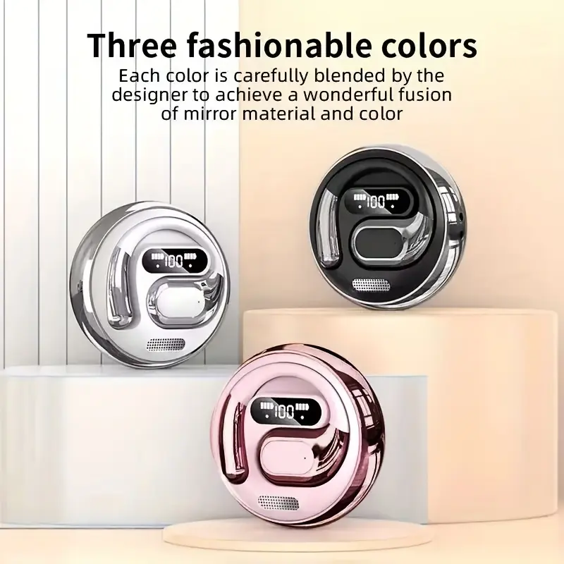 True Wireless Earbuds 5.4 Headphones Sports, with LED power display High Quality hanging ear plugs