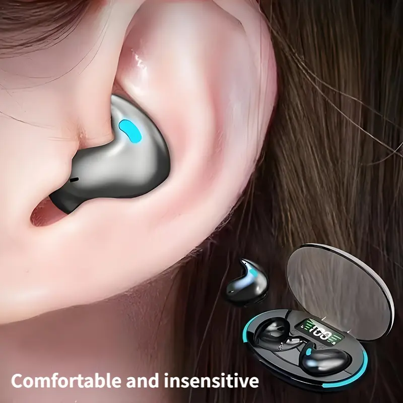 A new experience with true wireless earbuds! Featuring a visual and intelligent digital display, they offer instant comfort once in your ears, along with a powerful battery life and high quality sound quality.