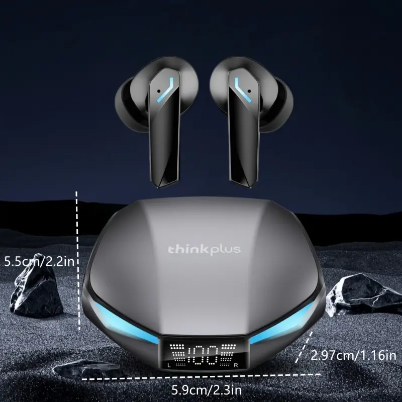 For Lenovo Thinkplus XT53 45Ms Ultra-Low Lag Gaming Earbuds Designed for Serious Gamers in Competitive Settings 2025 Quick Response | Wireless Gaming Earbuds