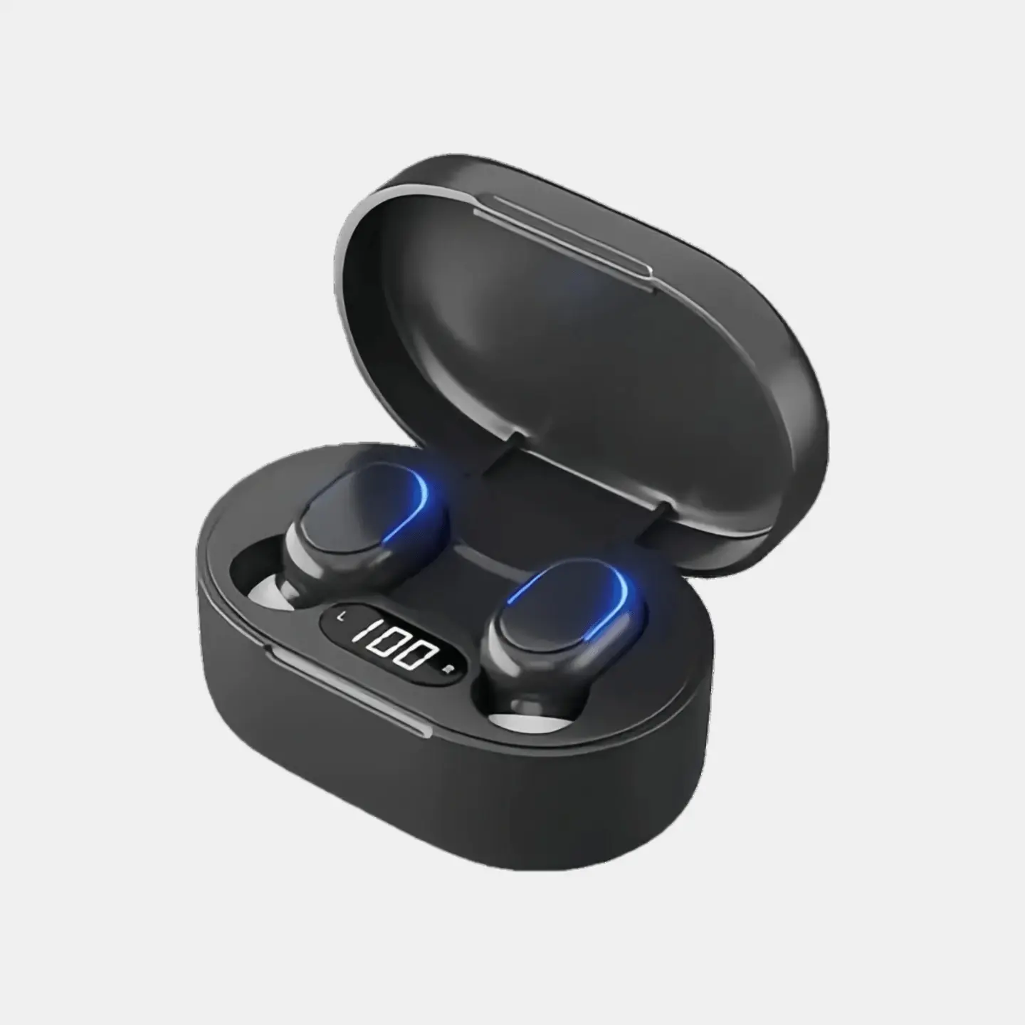 Latest Immersive Stereo In-Ear Headphones with LED Battery Display, Clear Sound Quality, Long-Lasting Battery Life, Rechargeable Lithium Polymer Battery, Suitable for Sports/Exercise/Music/Gaming, Perfect Gift for Christmas and Halloween, Airbud, Earpod, Wireles Earphone, Earbud