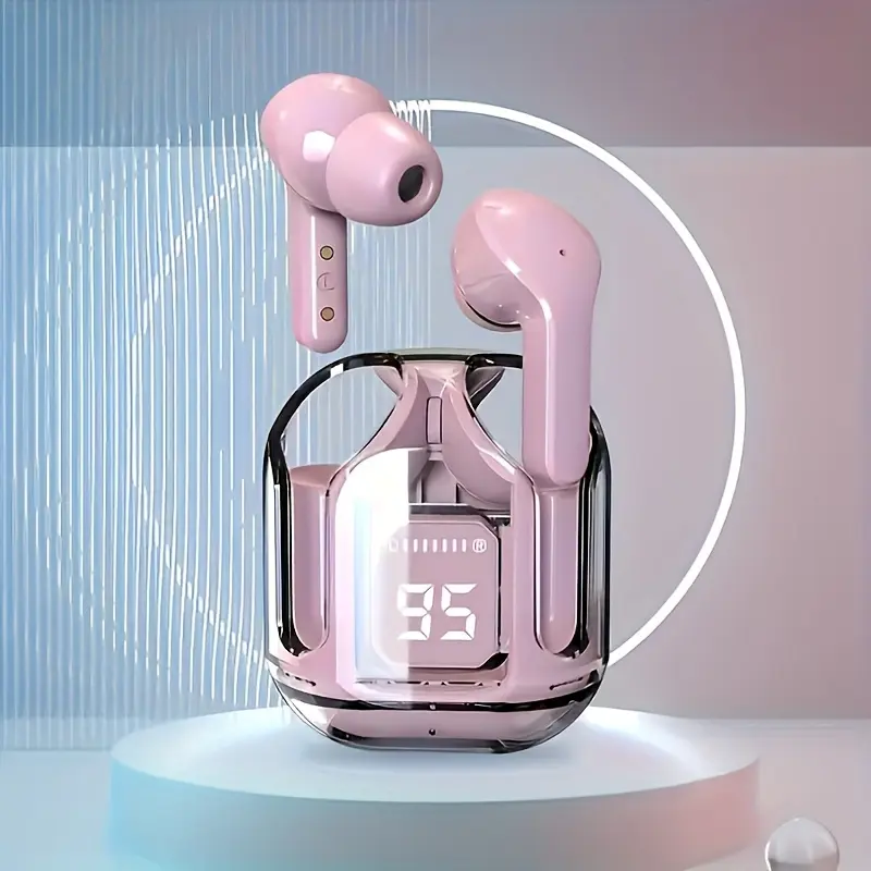 AIR3 TWS Hi-Fi Stereo Wireless Earbuds - In-Ear Sports& Gaming Headphones with Voice Call Noise Reduction, In-Ear Earbuds with Charging And LED Digital Display - Music Lovers & for iPhone& for Android- Perfect Gift for Women