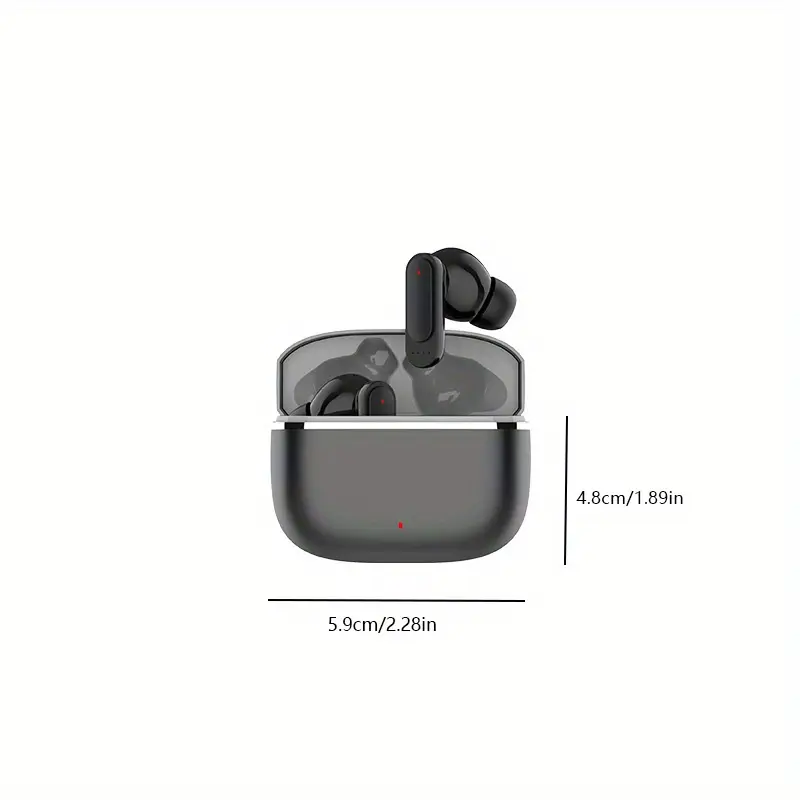 Zinc Alloy In-Ear Wireless Earbuds, LED Battery Display, Hi-Fi Stereo Sound, Type-C Interface Case, Wireless Gaming Headphones, Touch Volume Control, Compact and Convenient, Suitable for IOS and Android Phones