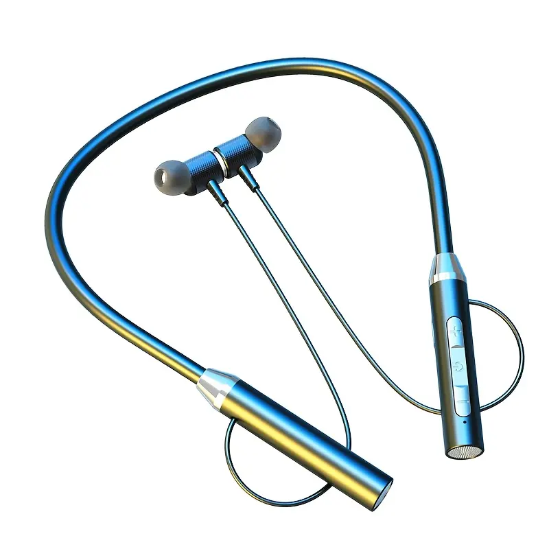 Large Capacity Long Battery Life In-Ear Wireless Sports Neckband Headphones, Wireless Headset, Wireless Headphones Noise Cancelling, Wireless Charging Earbuds