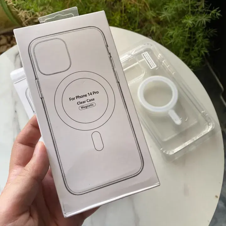 Magnetic Clear MagSafe Case for iPhone 7 to 15 Pro Max