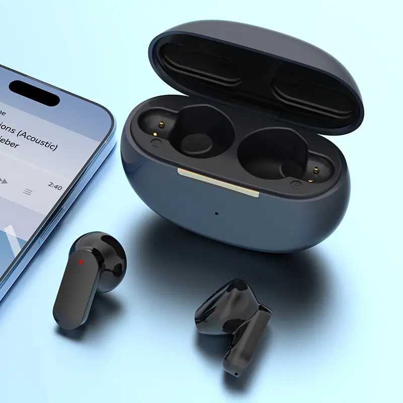 Compact Wireless Earbuds with Stereo Sound, Long Battery Life, USB-C Charging, 2.5-5V Operating Voltage, Rechargeable Lithium Polymer Battery, Non-Waterproof, for Music/Gaming/Calls - Portable Design, No Charger Included, Earbud Headphones, Wireless Wireless Earphones, Smartphone Earphones, Headphone, Japanese Wireless Earphones, Earbud
