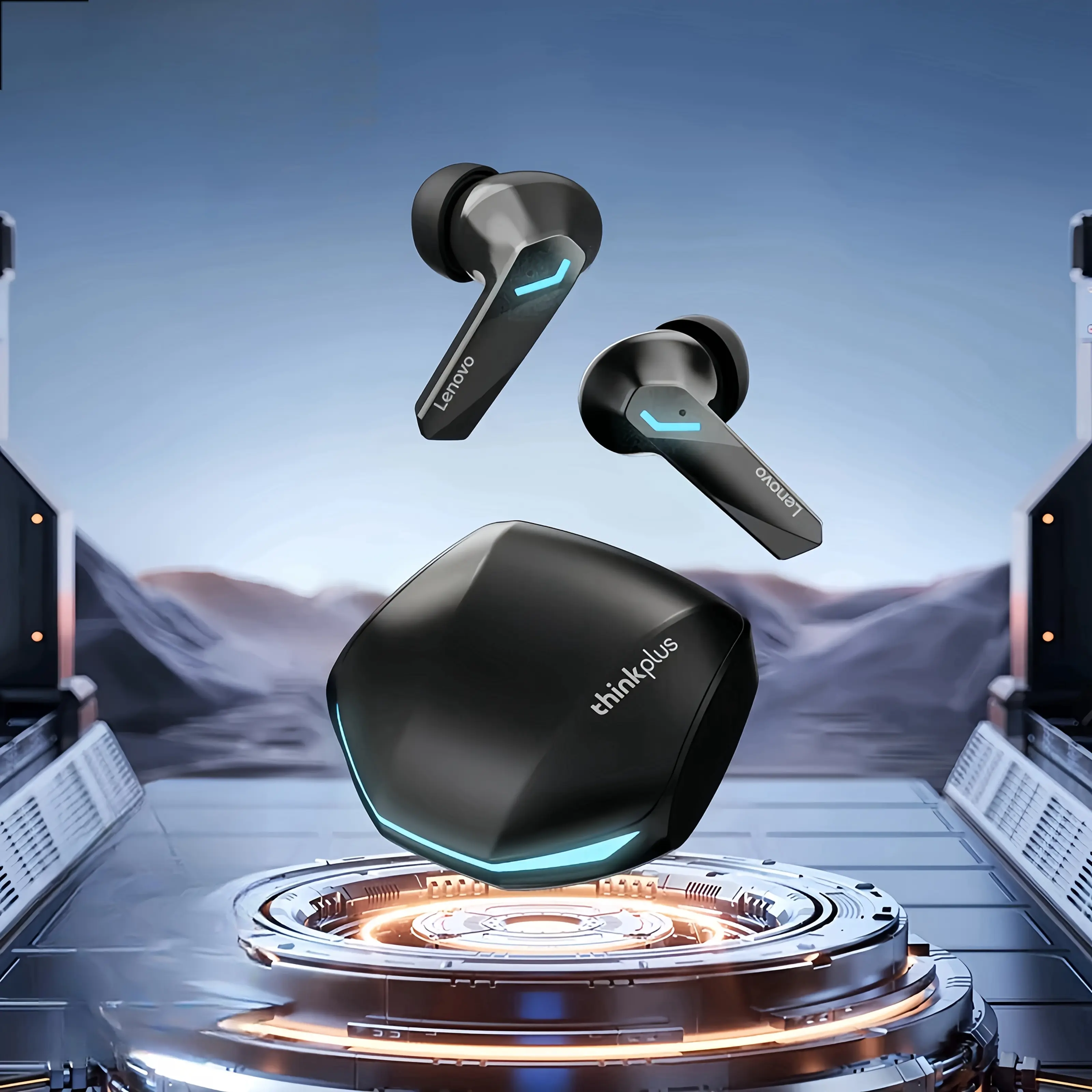 Lenovo GM2 Pro Features Smart Noise Cancellation to Minimize Background Noise for High-Definition Calls with Minimal Delay.