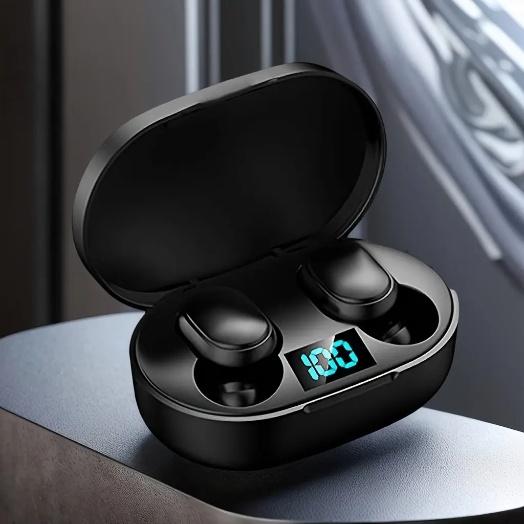 Spatial Audio Wireless Sports In-Ear Earphones LED Digital Display Gaming-Grade Low Latency & Extended Battery Life Ergonomic Ear Canal Design for Comfortable, Invisible Wear for Android & for iOS Essential for Fitness, Travel, Commuting & Study Perfect Gift for Birthdays, Valentine's, Halloween, Thanksgiving & Christmas!S Premium Wireless Earbuds, Wireless Headphone, Wireless Charging Earbuds, Monster Wireless Earbuds, True Wireless Earbuds, Study Headphones,