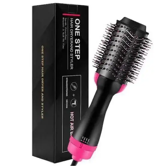one step, hot air brush, hair dryer, comb, straightener, 3in1