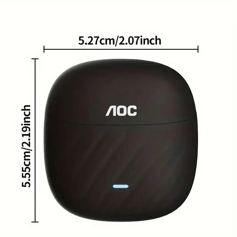 AOC Gaming Earbuds- 3D AirFit, Marathon Battery, Cross-Platform Sync, ANC, Instant Response for Esports