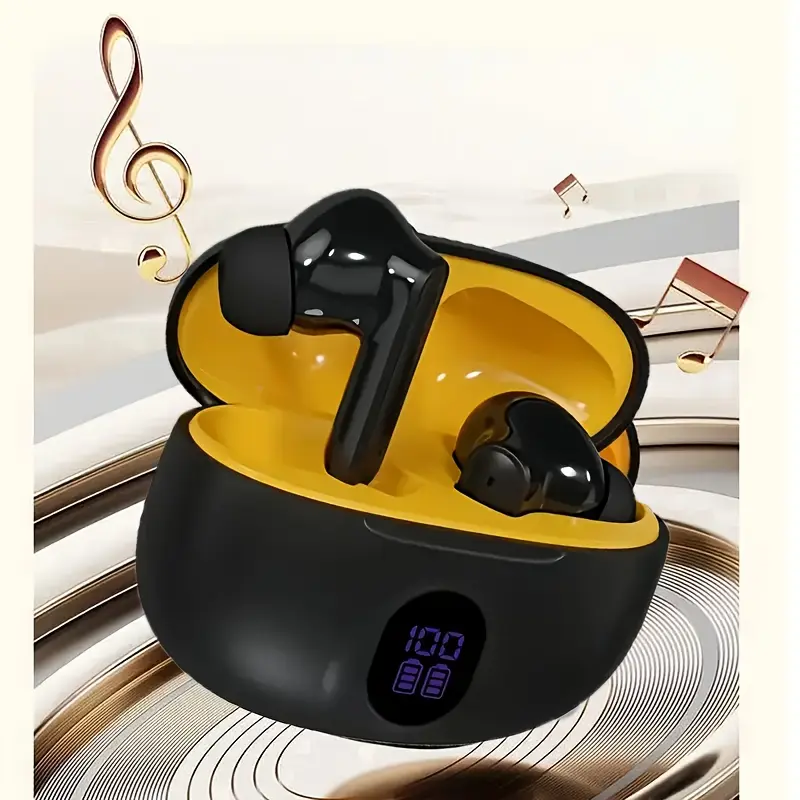 New Bluetooth Wireless Earbuds, Ultra-Long Playtime, Stereo Hi-Fi Sound, Compatible with iPhone & Android. Gaming & Sports Earphones.