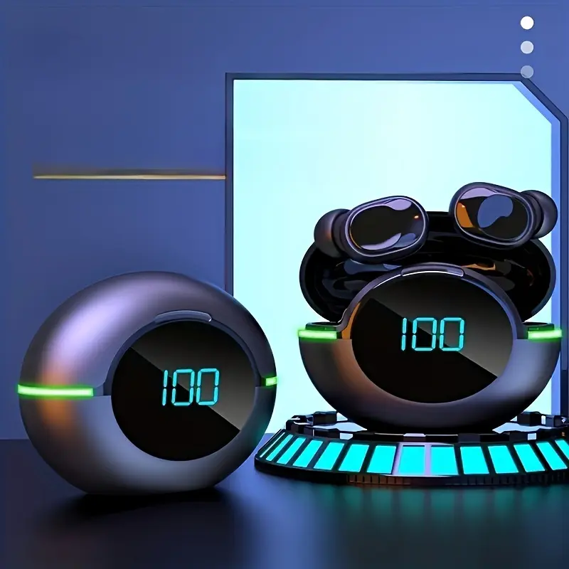 2024 New Wireless Earphones Headphones With LED Display Touch In-EarTWS Wireless Earbuds Sports Music Game Headset For IOS/Android