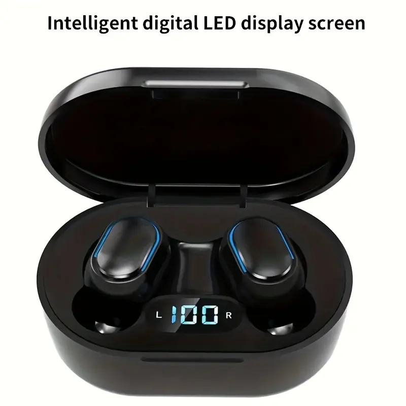 Wireless Sports Headphones, Hifi In-Ear Headphones, Digital Battery Display, Rechargeable Lithium Battery, Good Choice for Sports