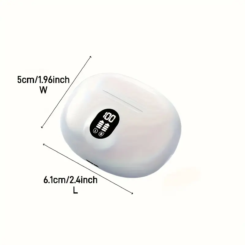 New Affordable Wireless Mini Earbuds In-Ear Wireless Headphones with LED Power Display TWS Wireless Headset Stereo, Perfect Gift Choice
