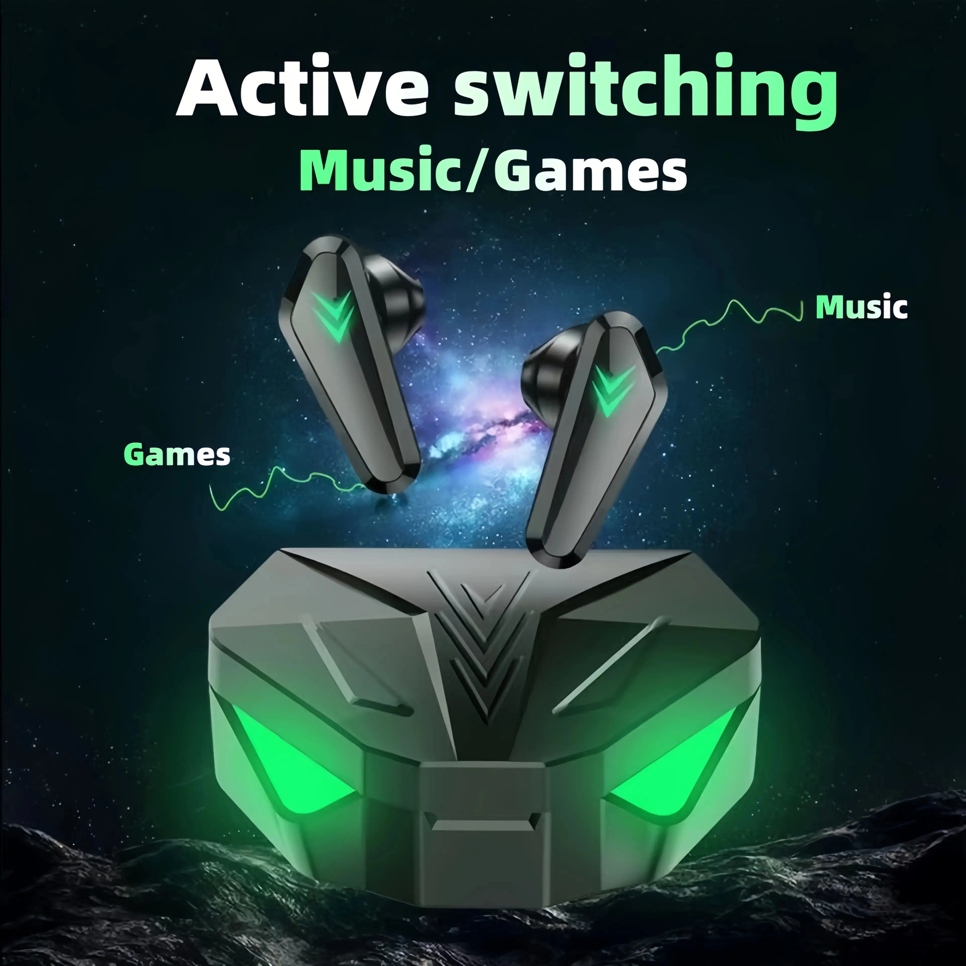 X15Pro Features Controls, a Wireless Charging, a Built-In Microphone, And an In-Ear Design, Making It Gaming And Watching Videos with Ultra-Low Latency
