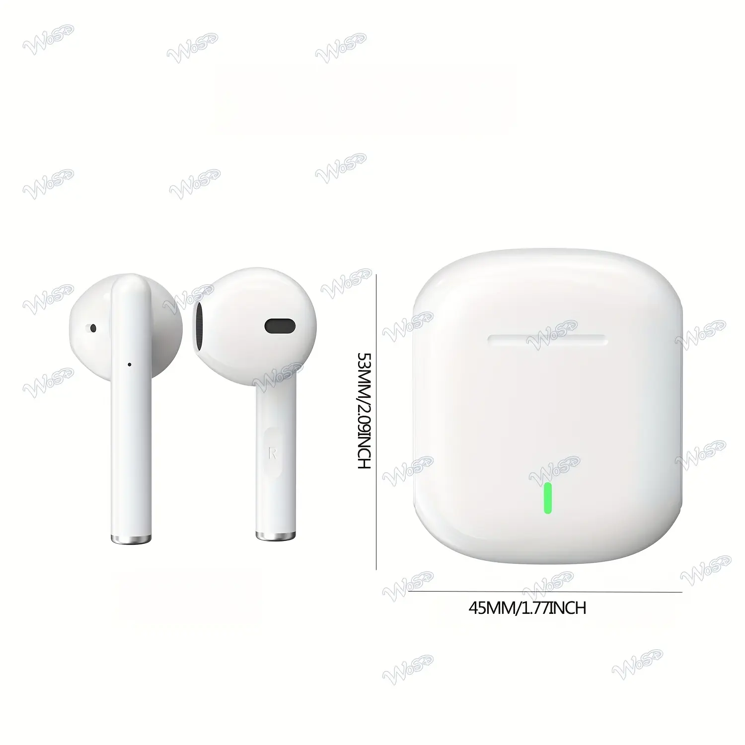 WoSD 2025 New TWS Wireless Headset Earbuds - Unrivalled true wireless freedom ergonomics for ultimate comfort and HIFI sound with Bass, ACC Stereo HD Calling and - Ideal for Android for iPhone, ideal for sports and music lovers!
