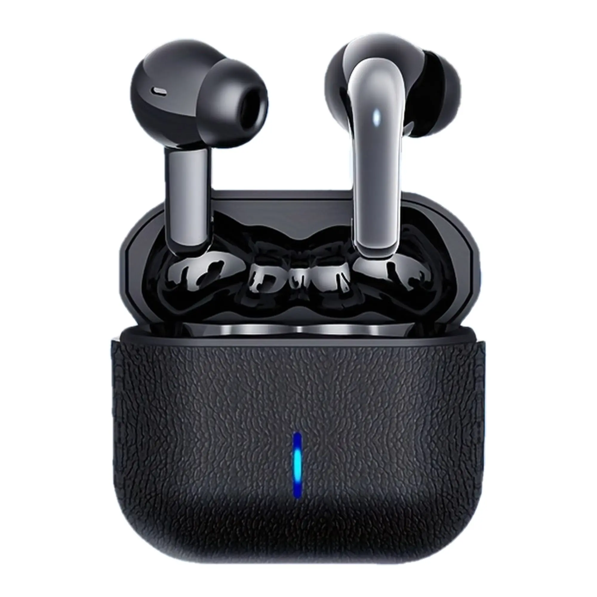The 2025 new AI intelligent translation semi-in-ear headphones feature wireless two-way real-time translation, support 144 languages, touch control, condenser microphone, and Type-C charging. They are perfect for travel, socializing, and learning