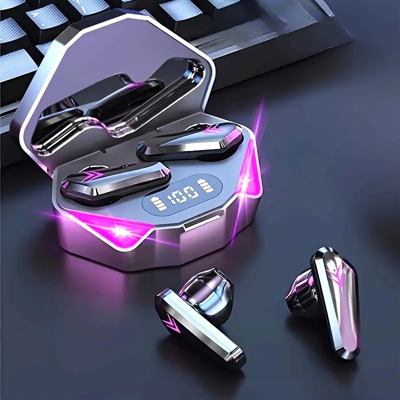 2025 TWS Wireless Earbuds, Hi-Fi Stereo Headphones, Sports Earbuds with Charging Case and Touch Control/In-Ear Design