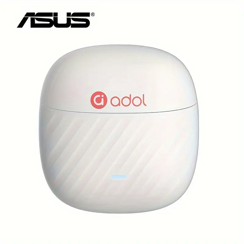Asus Wireless Earbuds with Microphone, In-Ear Gaming Music Headphones Featuring Charging Case and Long Battery Life