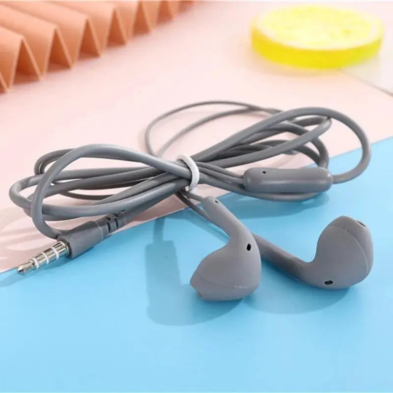 Portable Wired Headphone 3.5mm In-Ear Earphones, Sport Music Earbuds with Hands-Free Function for Xiaomi, Huawei & Samsung