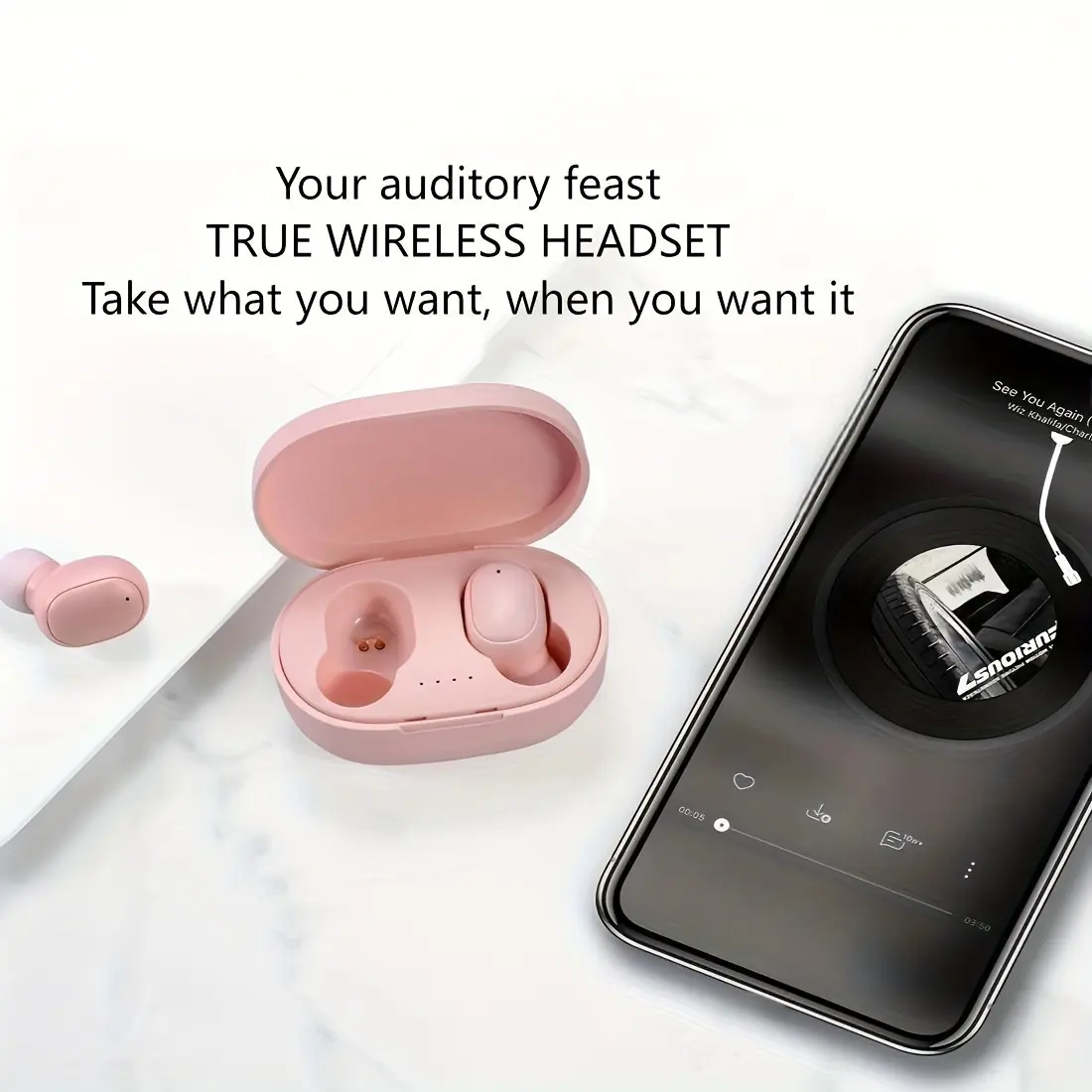 High-Quality Wireless Earbuds with Comfortable In-Ear Design, Essential for Exercise and Sports, Perfect Holiday Gift
