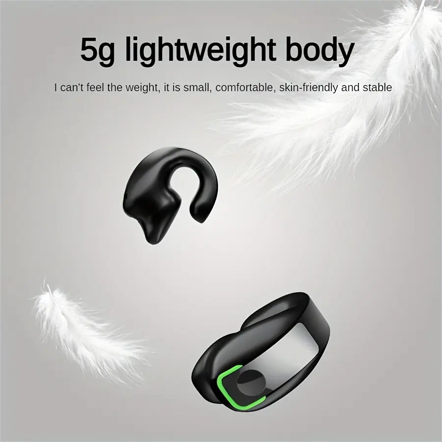 DJ Wireless Earbuds with Long Battery Life, Universal Phone Control and Voice Noise Suppression - Perfect for Gym Use, Compatible with All Smartphones, Secure Clip-On Design, Calls, Video & Music Playback, Noise Cancelling Wireless Earbuds, Gym Workout Earbuds, Voice Call Earbuds, Clip-On Earbuds, Sports Earbuds, Clip-On Style, In-Ear Headphones, Target Audience/User, Stable Connection