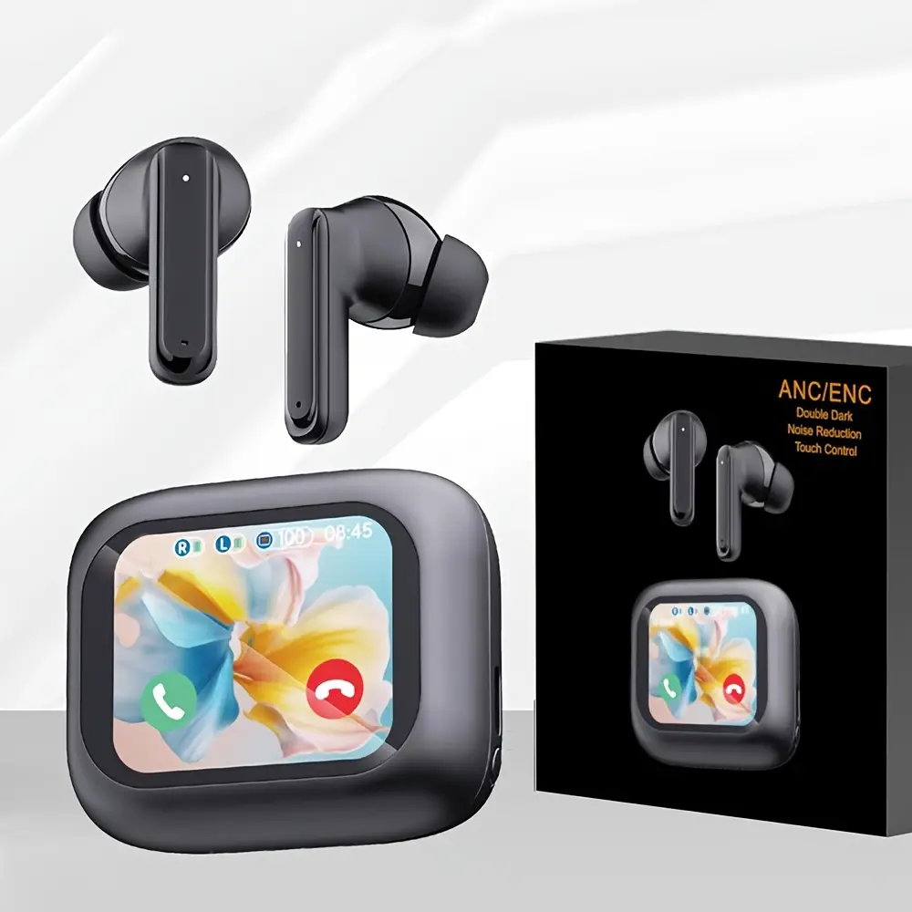 Multi functional LED full-color wireless earphones, high-definition call microphone for music playback, answering calls, etc. In ear wireless design suitable for smartphones such as Apple, Android, etc