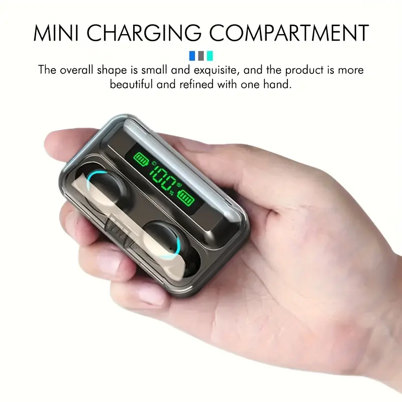 Wireless Earbuds: Excellent Audio Quality, Extended Battery Duration, Unisex Design, Compatible with Gaming, USB Rechargeable, Noise Reduction, Made of Plastic, App Management, In-Ear Style, Volume Adjustment, Battery Capacity