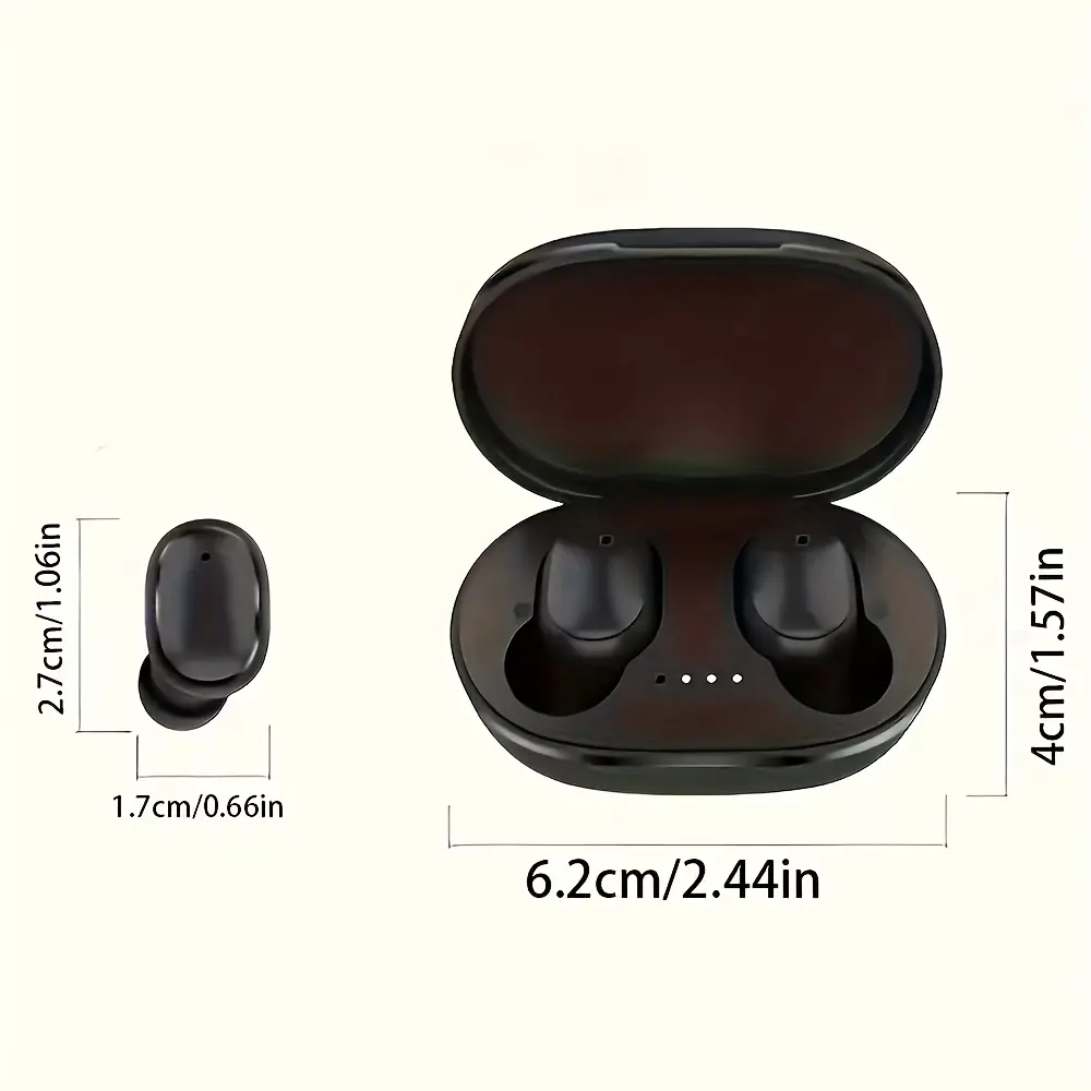 Wireless Earphones-HD Stereo Call, Lightweight & Sleek Design. Button Control, In-Ear Fit, Long Battery Life, Premium Surround Sound. Comfortable for Sports|Travel|Home Office. Perfect Gift Choice.