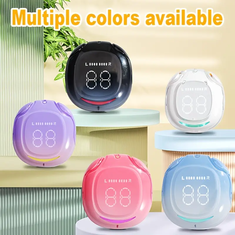 Transparent 3rd Generation 2025 New Wireless Earbuds, In-Ear Running Sports Earphones, LED Digital Display Earbuds, Compatible with Smartphones, for Gaming, Music, Outdoor Sports/Business, Ideal Gift & Recommended, Music Earbuds, Gaming Headphones, Inear Headphones, Sleek Earbuds, Durable Earphones, Highquality Sound, Usbc Charging, Smartphone Compatible, Fitness Enthusiasts, Gamers