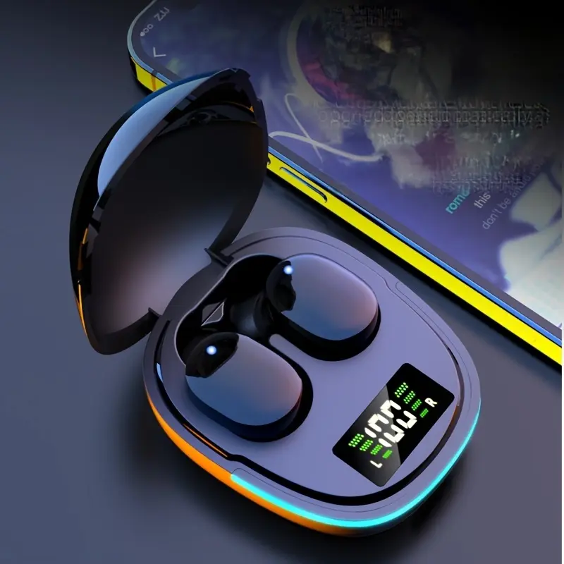 New TWS Wireless Earphones Headphones with LED Display Touch In-Ear TWS Wireless Earbuds Sports Music Game Headset for lOS/Android