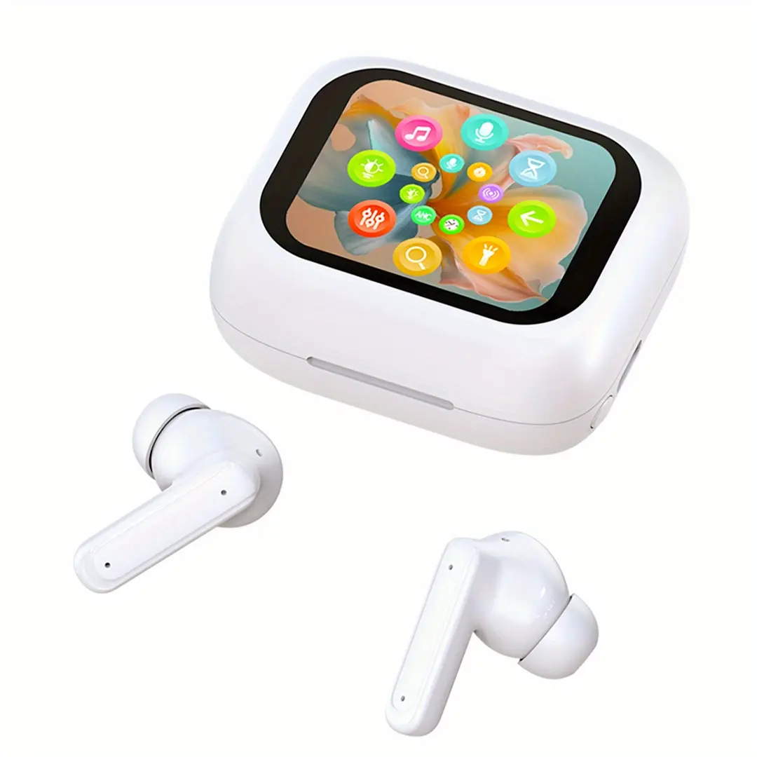 2024 Christmas Couple Style Wireless Earphones, Rechargeable Lithium Battery-Polymer, Touch Control, In-ear Design, Compatible with Apple iPhone, Samsung Vivo, Xiaomi OPPO
