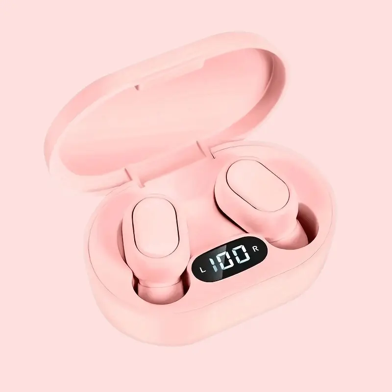 New Wireless Headphones with Microphone, LED Display, Long Sound Quality, Battery Life, Low Latency, Wireless Earbuds, Sports Headphones/music Headphones Suitable for All Smartphones, The Best Gift for Men And Women! Earbuds Ear Buds