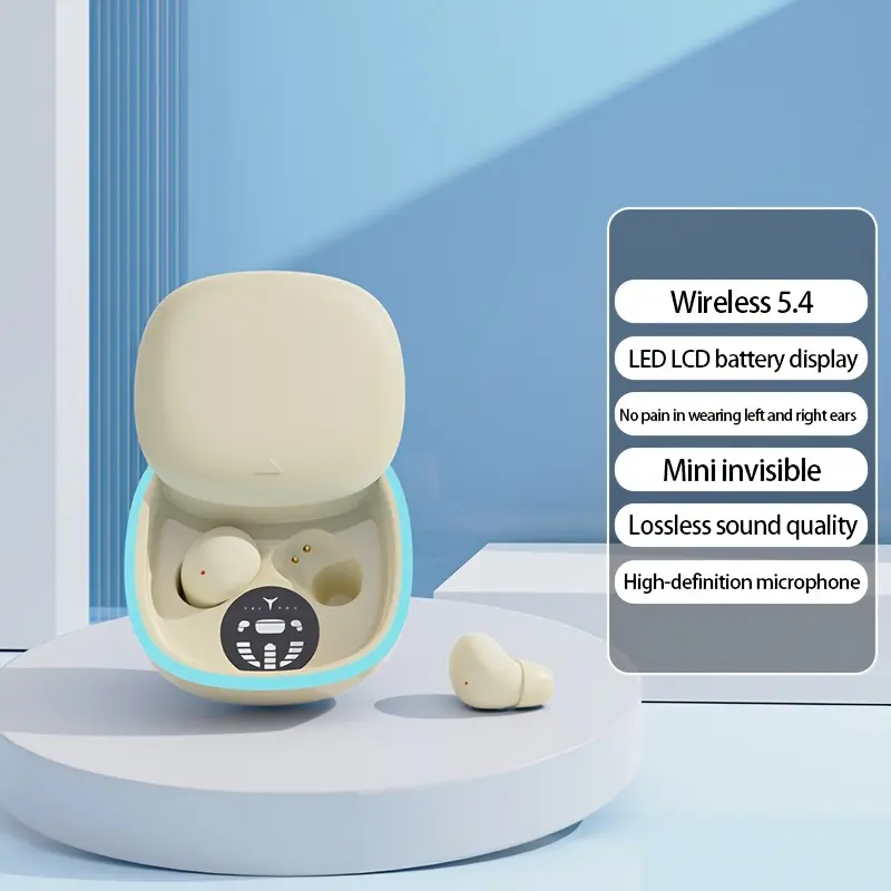 New TWS Wireless Headphones Touch/ Stereo, Earbuds, Super Cool Super Small Headphones/Slide Cover Design Charging Box, Boyfriend/Girlfriend Birthday Gifts, Easter, Halloween, Christmas, New Year Gifts, Los Angeles Android Mobile Phones