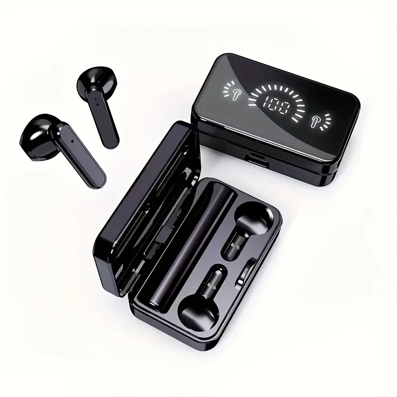 NEW Original TWS S20 Wireless Headset LED Display Screen Noise Reduction 5.1 Touch Control HIFI Headphones