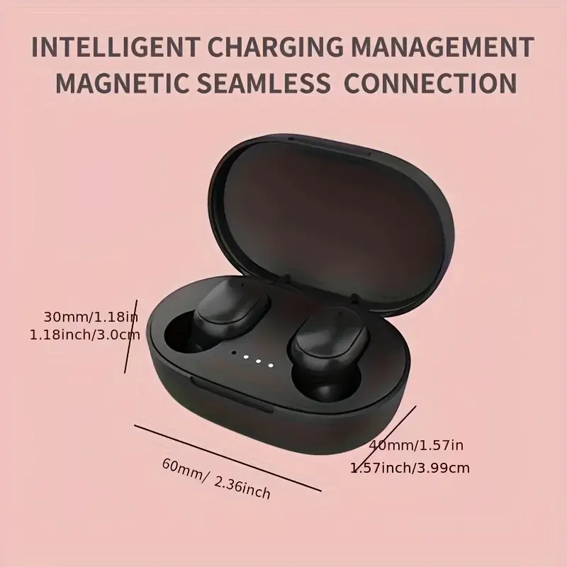 Macron Wireless Earbuds - HiFi Sound, Comfortable In-Ear Design, USB-C Charging, Lightweight & Stylish for Sports & Exercise, White & Blue Options, Wireless Earbuds, Exercise Headphones, Sleek Headphone Case, Durable Headphone Case