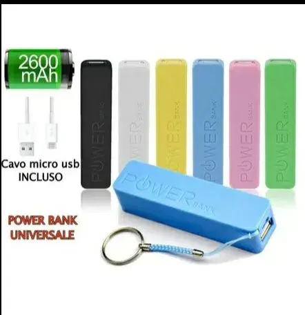 Power Bank 2600mAh Fast Charging for All Mobile Phones - USB Output, Portable